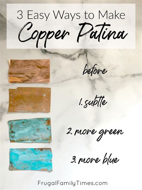 how to make verdigris patina